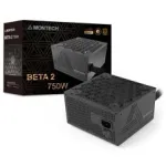 Montech BETA 2 80 PLUS Bronze Power Supply, ATX 3.1 - 750 Watt, Black