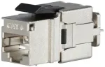 SOLARIX Cat.6 STP FTP RJ45 Keystone Module Toolless Silver