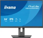 IIYAMA ProLite XB2495WSC-B1 24.1 colio WUXGA IPS 100Hz monitorius su USB-C &scaron;akotuvu, auk&scaron;čio reguliavimu, VESA, garsiakalbiais