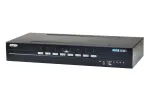 ATEN CS1148DP 8 prievadų USB dvigubo DisplayPort KVM jungiklis &ndash; 4K, garsas ir USB &scaron;akotuvas