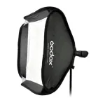 Godox SFUV8080 Softbox 80 x 80 cm su S tipo greitųjų blyksnių laikikliu ir ne&scaron;iojimo krep&scaron;iu