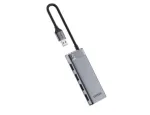 UGREEN USB-C Hub CM653 4 prievadų USB-A 5Gbps su 100W PD, kosminė pilka