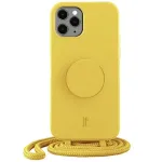 Just Elegance PopGrip dėklas, skirtas iPhone 11 Pro &ndash; geltona zuikio letenėlė