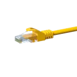 DSIT CAT 5e U/UTP tinklo laidas, 10 m, geltonas, CCA, RJ45, 1 Gbps, 100 MHz