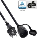 InLine&reg; įžeminimo kontaktų ilgintuvas, lauko IP44, apsauga nuo prisilietimo, 5 m