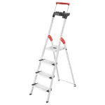 HAILO L85 ComfortLine aliuminis 4 pakopų buitinės kopėčios