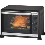 Elektrinė orkaitė Rommelsbacher BG 1550 juoda, 30 l, 80&ndash;230 &deg;C, 7 režimai, rotiseris, 120 min laikmatis