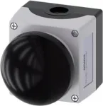 Siemens SIRIUS ACT 3SU1801-2GA00-2AA1 avarinio sustabdymo korpusas, AS-Interface, 1 NO + 1 NC, IP67/IP69K, geltonas