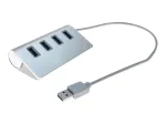 Exertis Connect 4 prievadų USB 3.0 &scaron;akotuvas - stalinis - juodas 021312