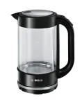 Elektrinis virdulys Bosch TWK70B03 1,7 L, 2400 W, stiklinis korpusas, juodas/skaidrus