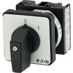 Eaton T0-1-15402/E svirtinis jungiklis, 2 polių, IP65, juodas 053092