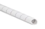 HellermannTyton SBPEFR4 PEFR WH 30 savaiminio užsidarymo pintas apsauginis žarninis tinklelis, baltas, 30 mm, 25 m ritinys