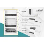 Sieninis tinklo stovas Digitus DN-10-SET-3 10 inch 12U komplektas