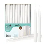 BOLSIUS Professional Stalo Žvakės Baltos 250/24mm 30 vnt.