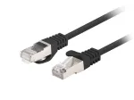 Lanberg PCF6-20CC-0500-BK Cat6 F/UTP jungtinis kabelis 5 m, juodas, 10 vnt. pakuotėje