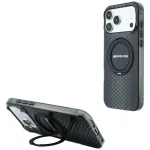 Mercedes AMG00126 AMG IML Double Layer Urban Line with Ring Stand MagSafe apsauginis dėklas iPhone 18 Pro / 17 Pro, juodas
