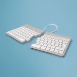R-Go Tools Split Break RGOSBUKWLWH klaviatūra belaidė, JK klavi&scaron;ų i&scaron;dėstymas, balta