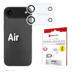 Displex Full Cover Camera Lens Glass iPhone Air, 10H, Viso Kameros Modulio Apsauginis Stiklas, Greitas Montavimas, 2 Vnt.