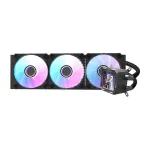 Darkflash DV360S vandens au&scaron;intuvas CPU 360 mm radiatorius, RGB ap&scaron;vietimas, juodas