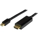 StarTech.com 1 m Mini DisplayPort į HDMI laidas - 4K 30Hz - mDP į HDMI adapteris - Mini DP arba Thunderbolt 1/2 Mac/PC prie HDMI monitoriaus