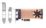 QNAP QM2-2P2G2T PCIe plėtimo adapteris, M.2 NVMe SSD + 2,5GbE