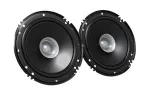JVC CS-J610X automobiliniai garsiakalbiai, 2 juostų, apvalūs 16 cm (165 mm), 300 W maks. / 30 W RMS, 4 &Omega;, žėručiu sustiprintas anglies pluo&scaron;to difuzorius, montavimo gylis 43 mm, juodi, 2 vnt.