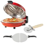 Picos gamintojas Petra PT5666VDE Bella Pizza 1200W nelipni danga, stalvir&scaron;inė picos krosnelė
