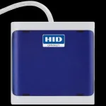 HID OMNIKEY 5022 CL USB-C bekontaktis kortelių skaitytuvas (13,56 MHz), tamsiai mėlynas
