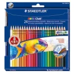 Spalvoti pie&scaron;tukai Staedtler Noris Club aquarell 144 10, 24 vnt.