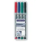 Markeris Staedtler 315 WP4 juoda mėlyna žalia raudona
