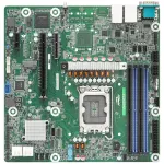 Motininė plok&scaron;tė ASRock EC262D4U Intel C262 LGA 1700 micro ATX, 4&times; DDR5 DIMM, 8&times; SATA III, 2&times; LAN, 1&times; M.2