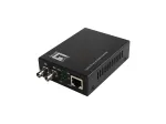 LevelOne RJ45 į ST Gigabit medijos keitiklis, vienmodis &scaron;viesolaidis, 1310nm, 20km