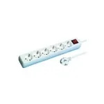 Apsauginis nuo vir&scaron;įtampių REV 512360555 Baltas 6 ki&scaron;tukiniai lizdai 250 V 1,4 m