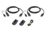 ATEN 2L-7D02UHDPX5 HDMI į DisplayPort KVM kabelių rinkinys, True 4K, skirtas CS1144DP4C/CS1148DP4/CS1148DP4C