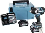 &bdquo;Makita&ldquo; akumuliatorinis smūginis veržliaraktis Makita TW007GM201 40V XGT, 1/2 colio, 1100 N&middot;m, su 2 akumuliatoriais