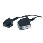 S/CONN 10 m TAE F juodas ShiverPeaks telefono kabelis