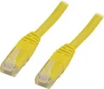 Tinklo kabelis Deltaco UTP Cat6 RJ-45 1 m geltonas