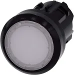 Siemens Drucktaster Bet&auml;tiger flach, Frontring Kunststoff Wei&szlig; SIRIUS ACT 3SU1001-0AB60-0AA0 1 St. (3SU1001-0AB60-0AA0)