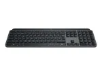Logitech MX Keys S klaviatūra RF belaidė + Bluetooth QWERTZ &Scaron;veicari&scaron;ka grafito (920-011571)