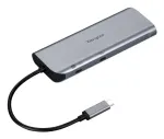 Targus Dual Video Mobile Dock 140W EPR Pass-Thru, USB 3.2 Gen 2 Type-C, 140W, 1000 Mbit/s, Pilka, 10 Gbit/s
