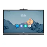 Interaktyvus ekranas Yealink MB65C-EDLA 65 colių 4K IPS, 8 GB RAM, 64 MB atminties, 30 W garsiakalbiai, 50 MP kamera, 98,2&deg; matymo laukas, VESA 600x400, juodas
