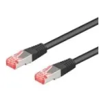 Goobay 731812 tinklo kabelis 10 m Cat6a S/FTP (S-STP) juodas