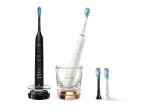 Philips Sonicare DiamondClean HX9914/61 elektrinis dantų &scaron;epetėlis suaugusiems, garsinis, juodas, baltas