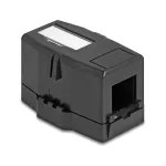 Delock 85840 tu&scaron;čias keystone korpusas, 1 prievado, su magnetiniu pagrindu, juodas