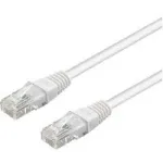 Tinklo kabelis Goobay 1,5 m Cat5e UTP baltas