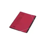 Elba plečiamasis aplankas chic - bordo spalvos - kartoninis - A4 (42495BX NEU: 400002021)