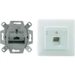 Ki&scaron;tukinis lizdas RJ-45 Rutenbeck 138112030 Baltas