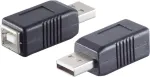 Adapteris USB A (mot.) į USB B (mot.) ShiverPeaks BS77046, USB 3.2 Gen 1, juodas