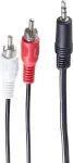 Garso kabelis ShiverPeaks 3,5 mm / 2 x RCA 1,5 m