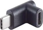 Adapteris ShiverPeaks 13-40002 USB 3.1 Type C vyri&scaron;kas į moteri&scaron;ką 90&deg; jungtis